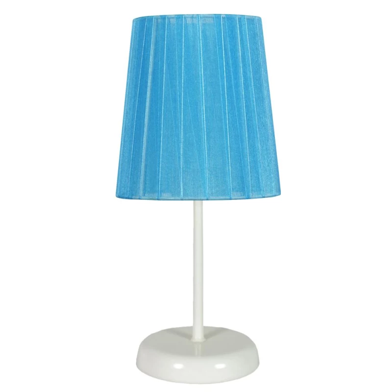 Moderní stolní lampa RIFASA - 1xE14, 40W, bílá / modrá