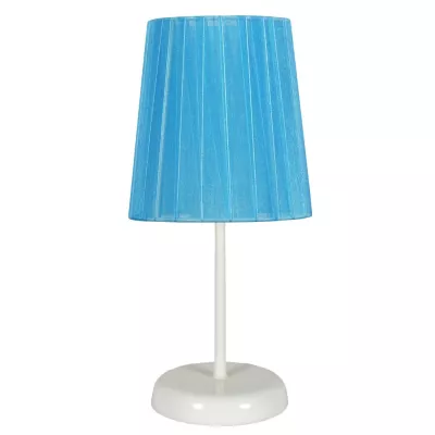 Moderní stolní lampa RIFASA - 1xE14, 40W, bílá / modrá
