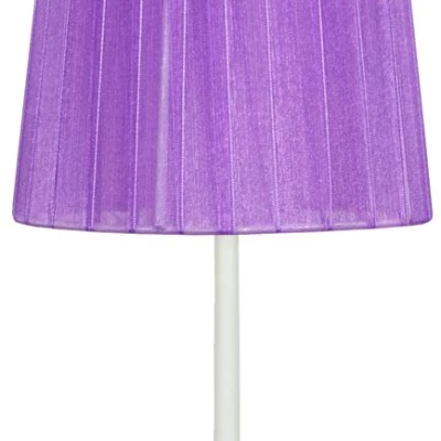 Moderní stolní lampa RIFASA - 1xE14, 40W, bílá / fialová