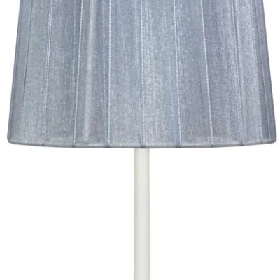 Moderní stolní lampa RIFASA - 1xE14, 40W, bílá / šedá