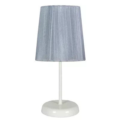 Moderní stolní lampa RIFASA - 1xE14, 40W, bílá / šedá