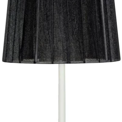 Moderní stolní lampa RIFASA - 1xE14, 40W, bílá / černá