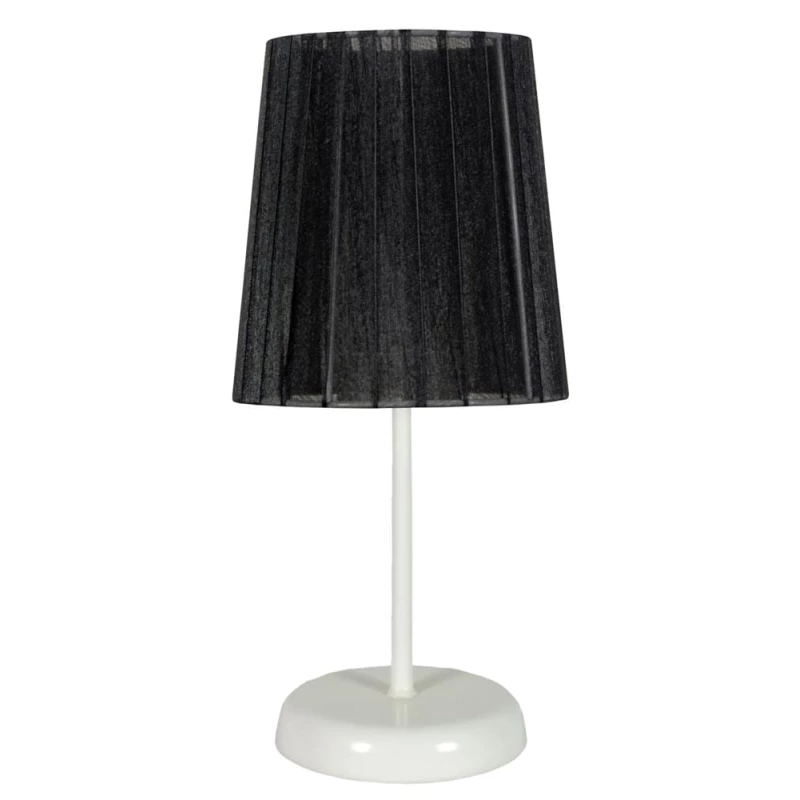 Moderní stolní lampa RIFASA - 1xE14, 40W, bílá / černá
