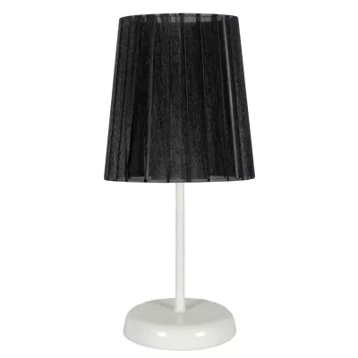Moderní stolní lampa RIFASA - 1xE14, 40W, bílá / černá
