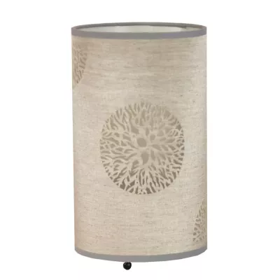 Stolní lampička v boho stylu PERLA - 1xE14, 40W, béžová