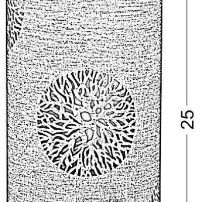 Stolní lampička v boho stylu PERLA - 1xE14, 40W, béžová