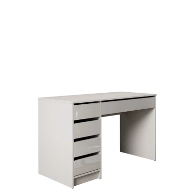 Univerzální stolek CONALL - lesklý bílý