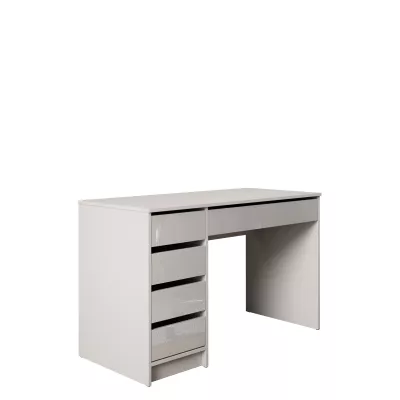 Univerzální stolek CONALL - lesklý bílý