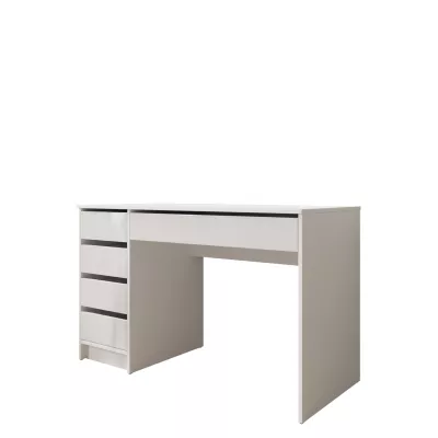 Univerzální stolek CONALL - lesklý bílý