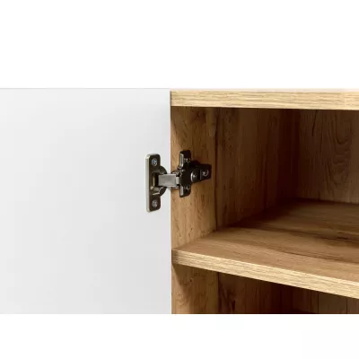 Stylový televizní stolek HAER 2 - dub wotan / černý