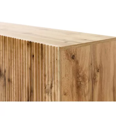 Stylový televizní stolek HAER 2 - dub wotan / černý