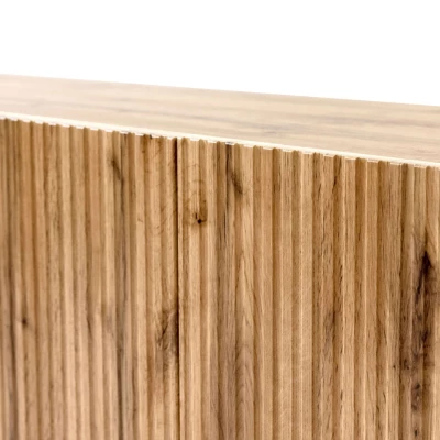 Stylový televizní stolek HAER 2 - dub wotan / černý