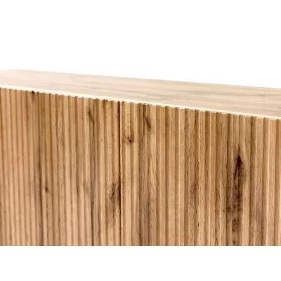 Stylový televizní stolek HAER 2 - dub wotan / černý