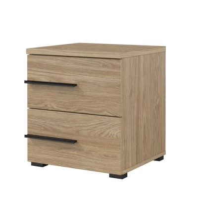 VÝPRODEJ - Noční stolek CLYDE - dub olejovaný, levý