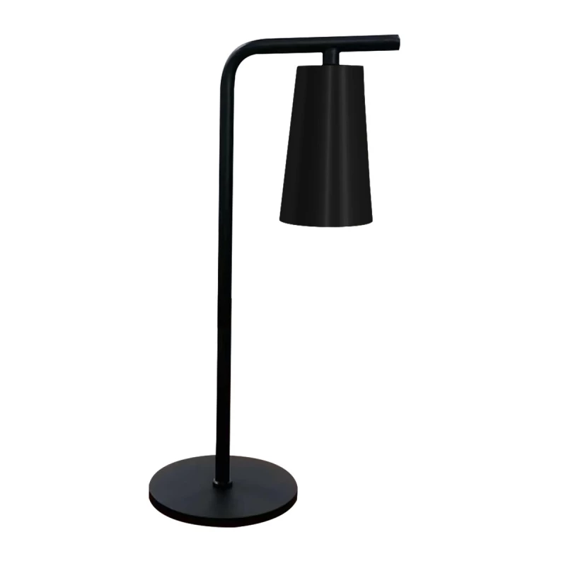 Stolní lampa k posteli SIDER - 1xGU10, 15W, černá