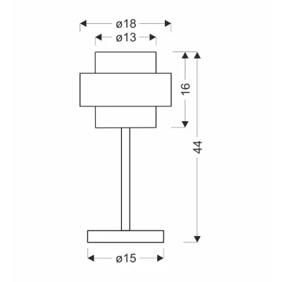 Moderní stolní lampa SPIEGA - 1xE27, 60W, černá / mosazná