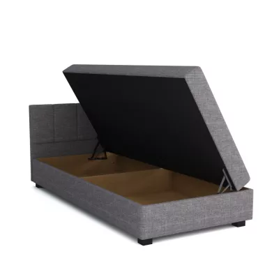 VÝPRODEJ - Jednolůžková postel 100x195 NAYLA 1 - šedá / krémová