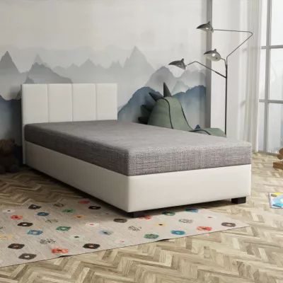 VÝPRODEJ - Jednolůžková postel 100x195 NAYLA 1 - šedá / krémová