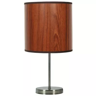 Stolní lampa imitující dřevo TIMBER - 1xE27, 60W, dub
