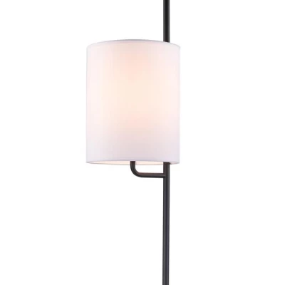 Moderní stolní lampa TOKYO - 1xE27, 40W, černá / bílá