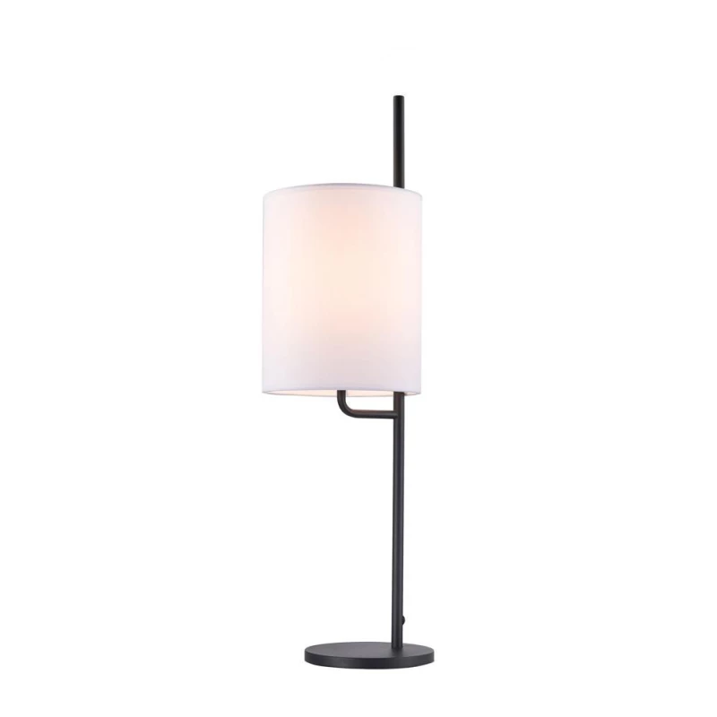 Moderní stolní lampa TOKYO - 1xE27, 40W, černá / bílá