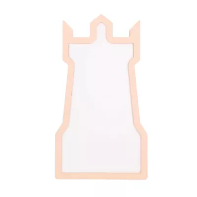 LED stolní lampička do dětského pokoje TOWER - 11W, 3000K (teplá bílá), růžové