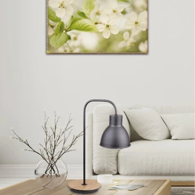 Stolní lampa ve skandinávském stylu VARIO - 1xE27, 60W, černá