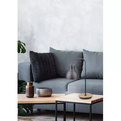 Stolní lampa ve skandinávském stylu VARIO - 1xE27, 60W, černá