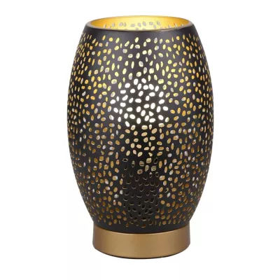 Stolní designová lampa VENUS - 1xE27, 60W, černá / zlatá