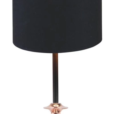 Moderní stolní lampa VIOLINO - 1xE14, 40W, černá / měděná