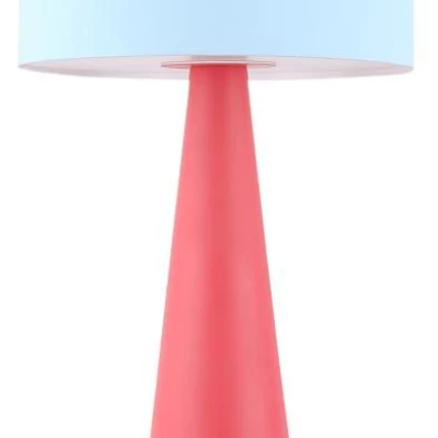 Stolní lampa VISBY - 1xE27, 40W, červená / modrá