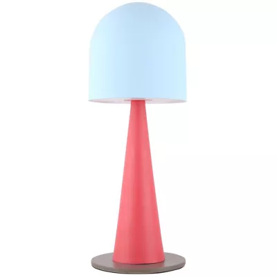 Stolní lampa VISBY - 1xE27, 40W, červená / modrá