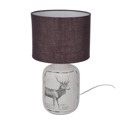 Stolní lampička WALIA - 1xE27, 60W, černá / stříbrná