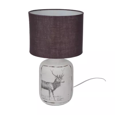 Stolní lampička WALIA - 1xE27, 60W, černá / stříbrná