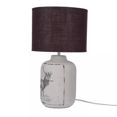 Stolní lampička WALIA - 1xE27, 60W, černá / stříbrná