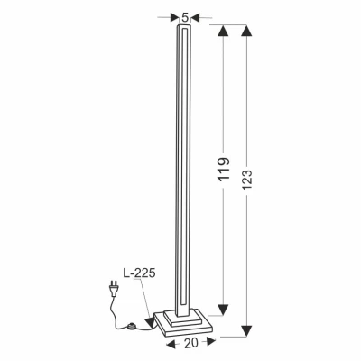 LED stojací dřevěná lampa ALSET - 18W, 4000K (denní bílá), buk / stříbrná
