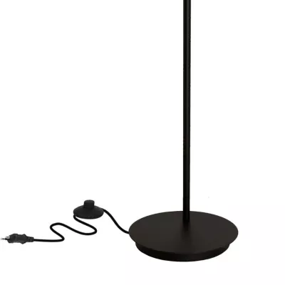 Moderní stojací lampa se čtecím LED ramenem BENDI - 1xE27, 40W + LED 3W, 4000K (denní bílá), černá / zelená