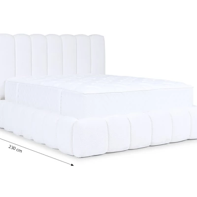 VÝPRODEJ - Manželská postel 180x200 ZOLY - oranžová