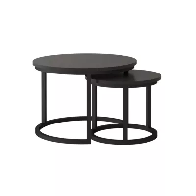 VÝPRODEJ - Set konferenčních stolků HIKARI - černý