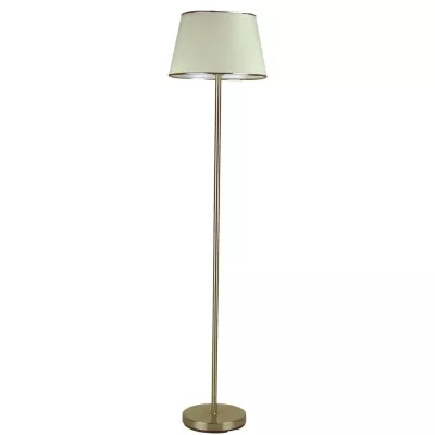 Stojací klasická lampa IBIS - 1xE27, 60W, patina / bílá
