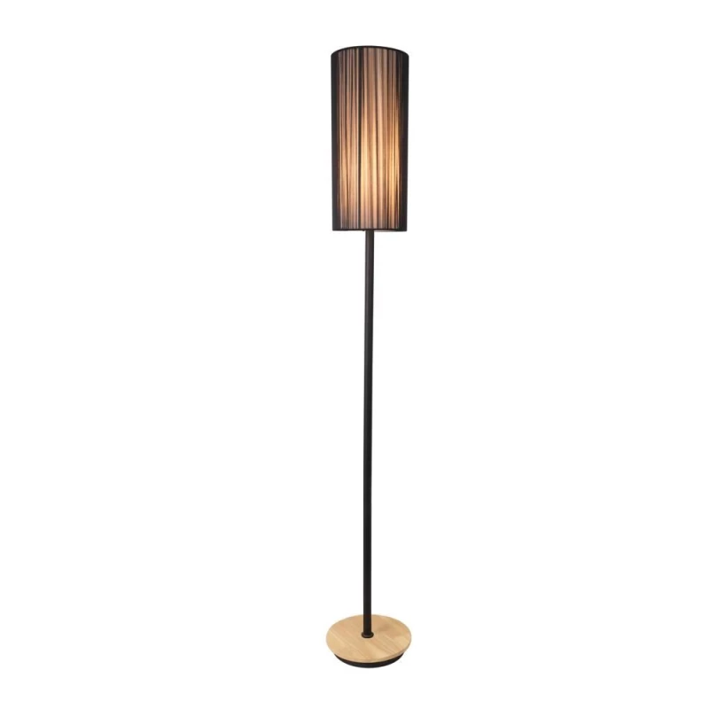 Moderní stojací lampa KIOTO - 1xE27, 40W, černá