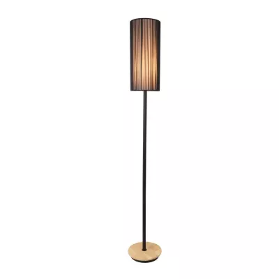 Moderní stojací lampa KIOTO - 1xE27, 40W, černá