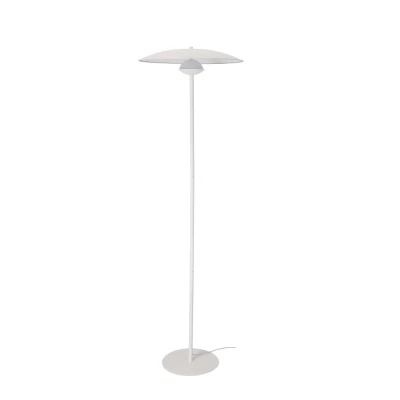Stojací LED lampa ve skandinávském stylu LUND - 16W, 3000K (teplá bílá), bílá