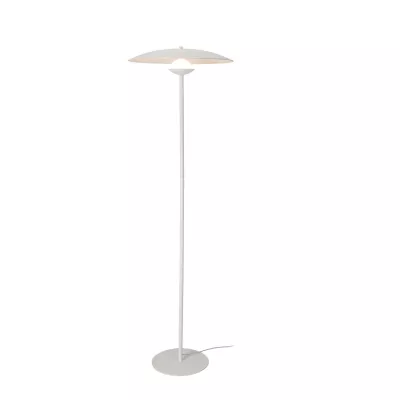 Stojací LED lampa ve skandinávském stylu LUND - 16W, 3000K (teplá bílá), bílá