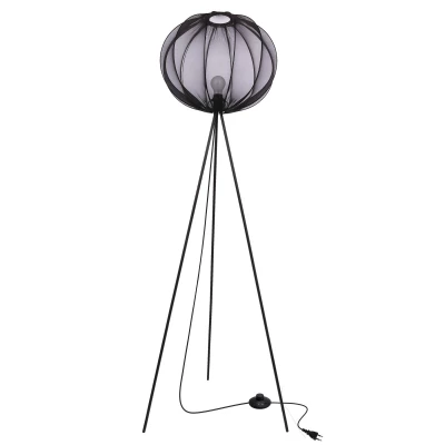 Designová stojací lampa MELLOW - 1xE27, 40W, černá