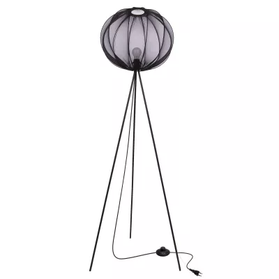 Designová stojací lampa MELLOW - 1xE27, 40W, černá