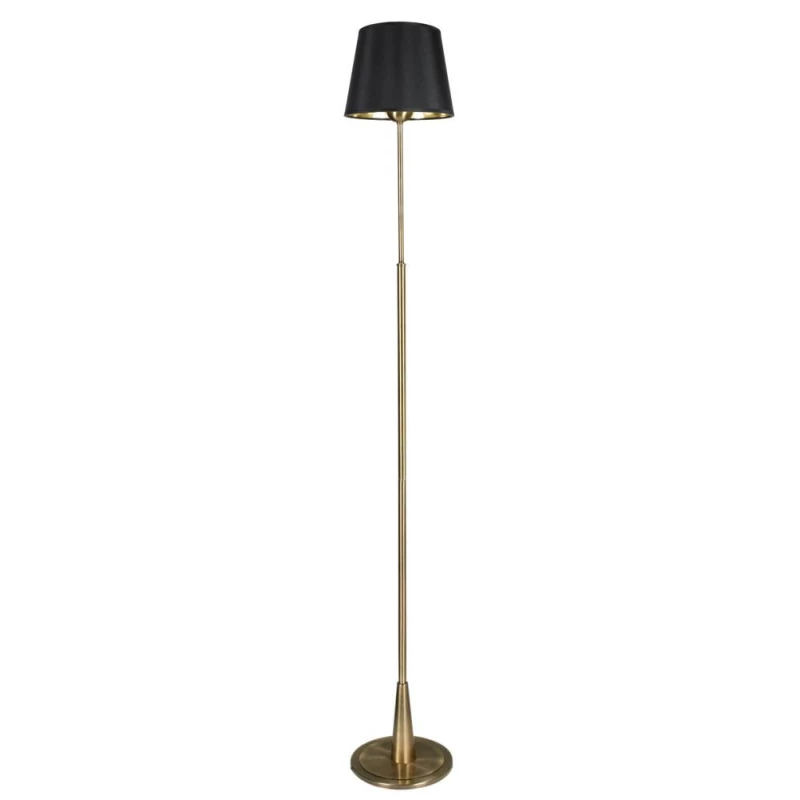 Moderní stojací lampa MILONGA - 1xE27, 60W, patina / černá