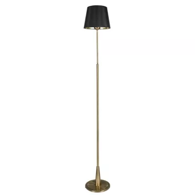 Moderní stojací lampa MILONGA - 1xE27, 60W, patina / černá