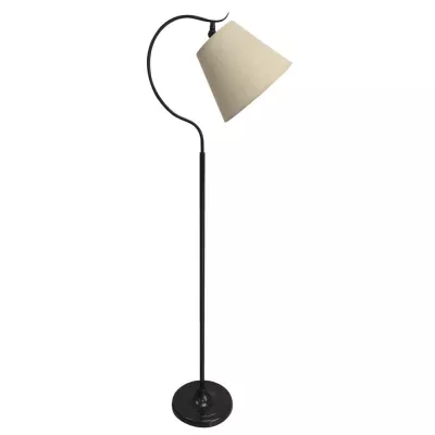 Moderní stojací lampa NEBRASCA - 1xE27, 60W, béžová