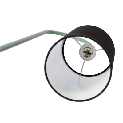 Stojací designová lampa RAVELLO - 1xE14, 40W, černá / zelená